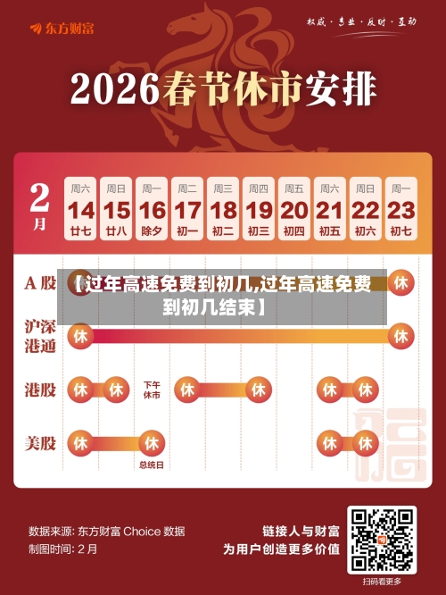 【过年高速免费到初几,过年高速免费到初几结束】