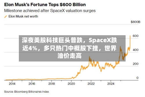深夜美股科技巨头普跌	，SpaceX跌近4%，多只热门中概股下挫，世界油价走高-第2张图片