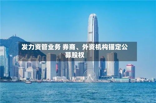 发力资管业务 券商、外资机构锚定公募股权-第3张图片