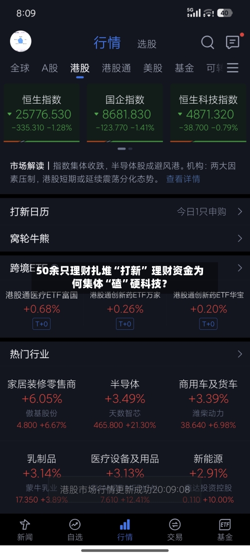 50余只理财扎堆“打新” 理财资金为何集体“磕	”硬科技？-第2张图片