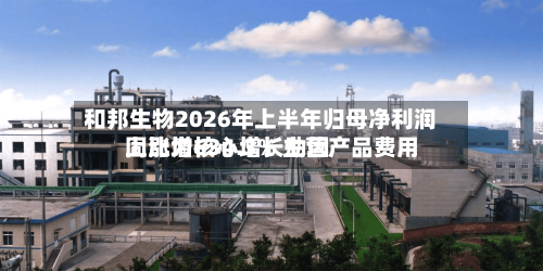和邦生物2026年上半年归母净利润同比增634.3% 主营产品费用
上涨为核心增长动因-第1张图片