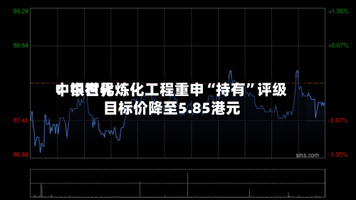 中银世界：中石化炼化工程重申“持有”评级 目标价降至5.85港元-第1张图片
