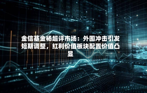 金信基金杨超评市场：外围冲击引发短期调整，红利价值板块配置价值凸显-第1张图片
