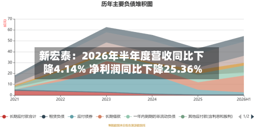 新宏泰:2026年半年度营收同比下降4.14% 净利润同比下降25.36%-第3张图片