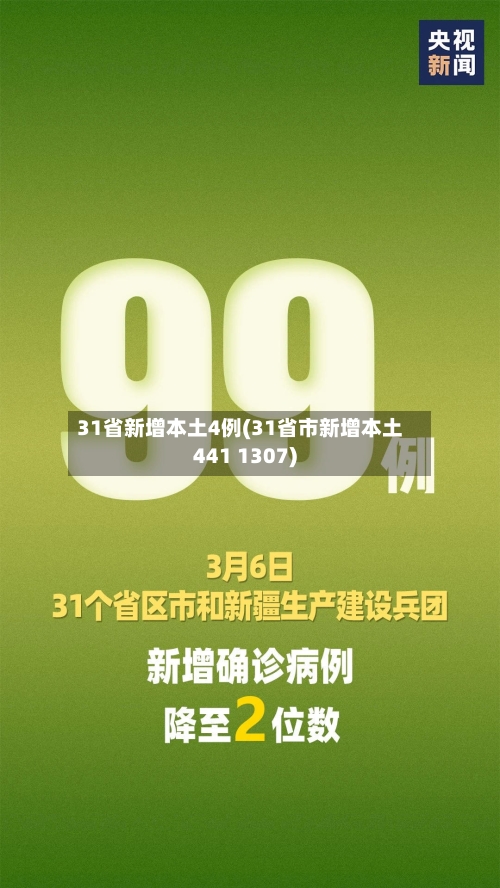 31省新增本土4例(31省市新增本土441 1307)-第2张图片