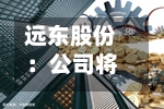 远东股份:公司将于9月8日召开2026年半年度业绩说明会
