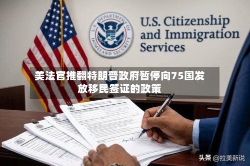 美法官推翻特朗普政府暂停向75国发放移民签证的政策-第2张图片