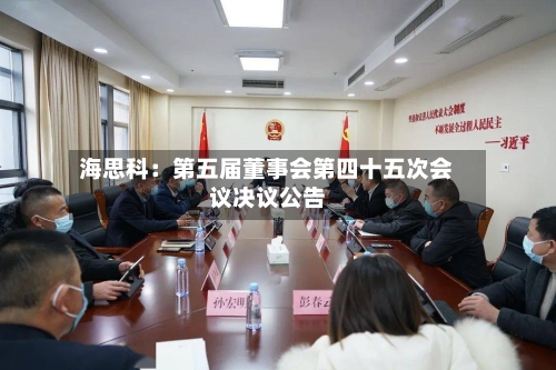 海思科:第五届董事会第四十五次会议决议公告-第3张图片
