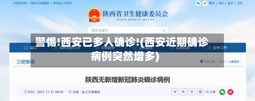 警惕!西安已多人确诊!(西安近期确诊病例突然增多)-第1张图片