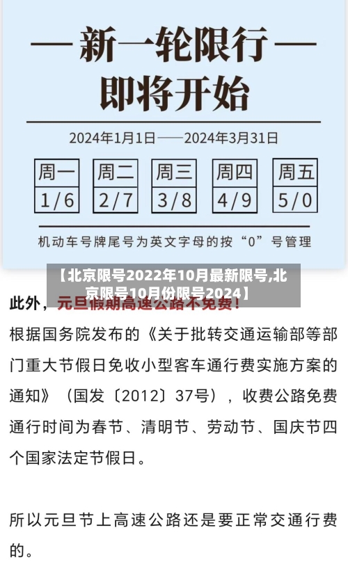 【北京限号2022年10月最新限号,北京限号10月份限号2024】-第2张图片