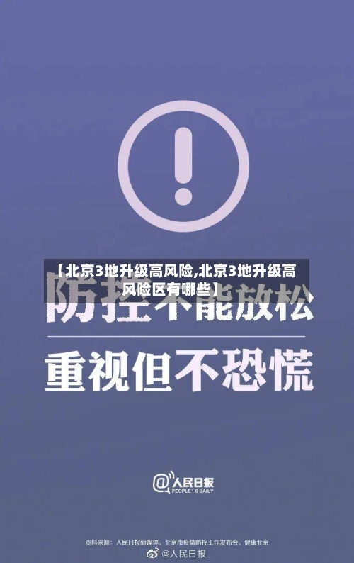 【北京3地升级高风险,北京3地升级高风险区有哪些】-第2张图片