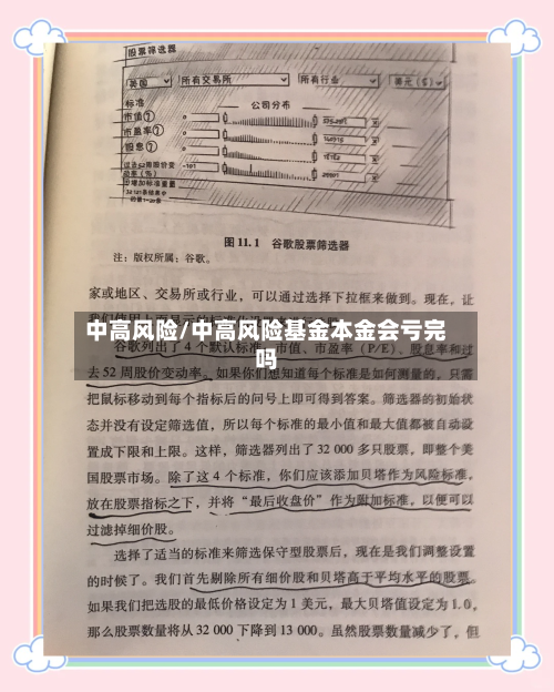 中高风险/中高风险基金本金会亏完吗-第2张图片