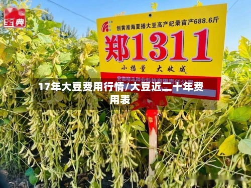 17年大豆费用行情/大豆近二十年费用表
