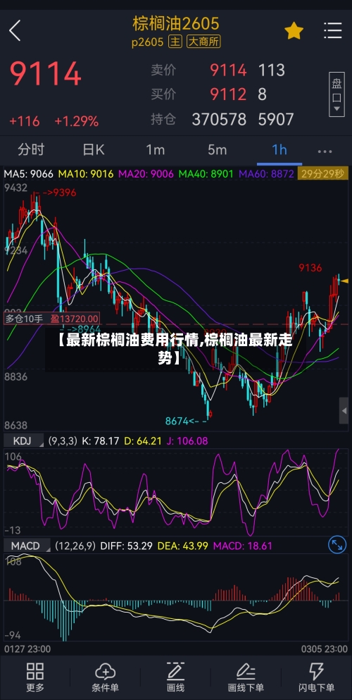 【最新棕榈油费用行情,棕榈油最新走势】